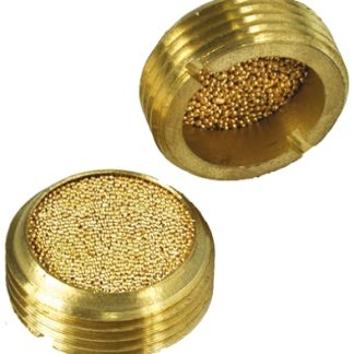 Silenziatore pneumatico Legris, serie 0677, ingresso G 3/4 Maschio, 12bar max, in Ottone