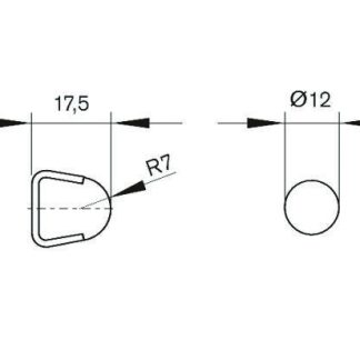 Profilo guida Bosch Rexroth 3 842 994 863 / 3000, 3000mm x 17.5mm