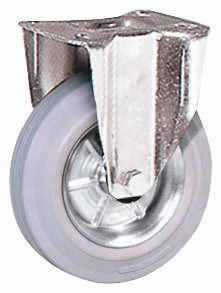 Ruota per carrelli non orientabile LAG in Gomma, Ø 80mm, 60kg