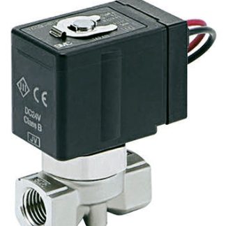 Elettrovalvola NC SMC, 3 MPa max, 2 porte , 12 V c.c., 1/8poll