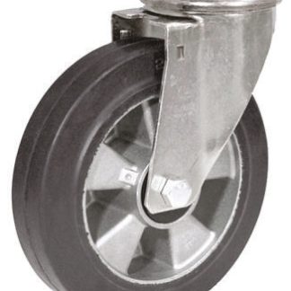 Ruota per carrelli orientabile LAG in Gomma, Ø 100mm, 120kg