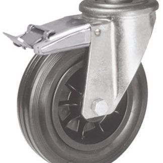 Ruota per carrelli orientabile LAG in Gomma, Ø 200mm, 205kg
