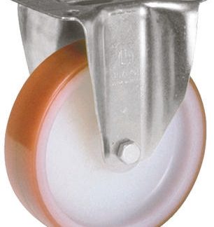 Ruota per carrelli non orientabile LAG in Poliuretano, Ø 150mm, 200kg