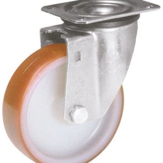 Ruota per carrelli orientabile LAG in Poliuretano, Ø 150mm, 200kg