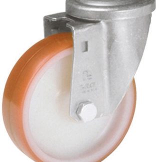 Ruota per carrelli orientabile LAG in Poliuretano, Ø 125mm, 120kg