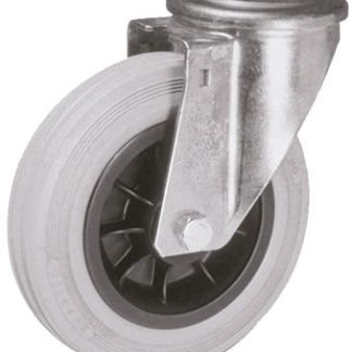Ruota per carrelli orientabile LAG in Gomma, Ø 125mm, 110kg