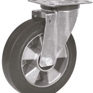 Ruota per carrelli orientabile LAG in Gomma, Ø 125mm, 200kg
