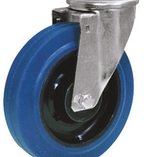 Ruota per carrelli orientabile LAG in Gomma, Ø 125mm, 180kg