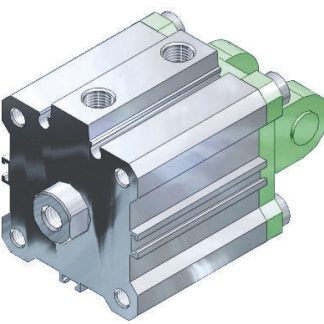 Cilindro pneumatico compatto SMC CQS, Doppio effetto, foro da 20mm, corsa 5mm, 1 MPa max