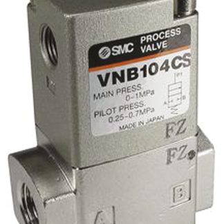 Valvola con attuazione pneumatica SMC cilindrica, NC, 1/8poll