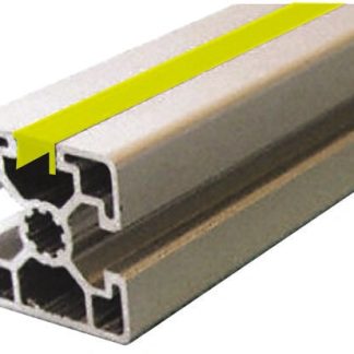 Profilo di copertura Bosch Rexroth, in PVC, Giallo, lungh. 2m, per profili , per profili 40mm→90mm, scanalatura 10mm