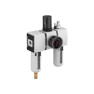 Gruppo FRL EMERSON – AVENTICS R412007318, attacco G 3/8, scarico Semi automatico, filtrazione 5μm