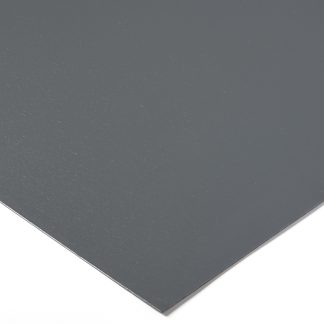 Foglio di plastica Tipo pieno RS PRO in PVC, Grigio, 1000mm x 1000mm x 12mm