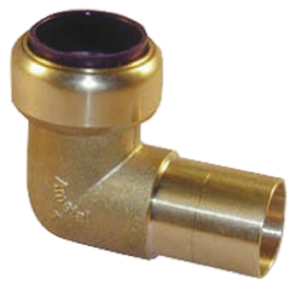 Raccordo a gomito in Ottone 90° Pegler Yorkshire Femmina - Maschio