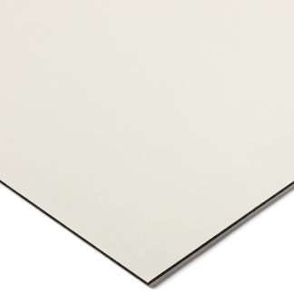 Foglio di plastica Tipo pieno RS PRO in PC, Nero, Bianco, 1300mm x 500mm x 3mm