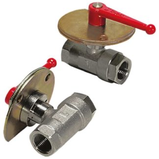 Valvola a sfera in Ottone nichelato Legris, 1/4poll