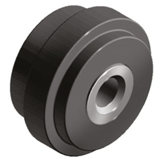 Rullo RS PRO in Nylon, per profili da 30 mm, scalanatura da 6mm