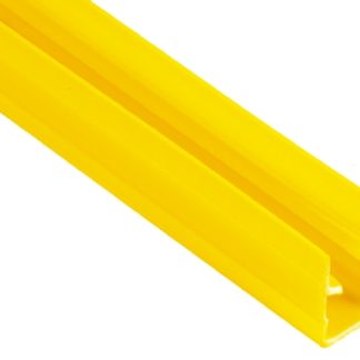 Profilo di copertura RS PRO, in PP, Giallo, lungh. 2m, per profili 40 mm, scanalatura 8mm