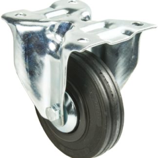 Ruota per carrelli non orientabile Tente in Gomma, Ø 100mm, 75kg