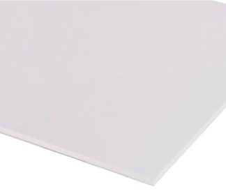 Foglio di plastica Tipo pieno RS PRO in PVC, Bianco, 1200mm x 1200mm x 2.5mm