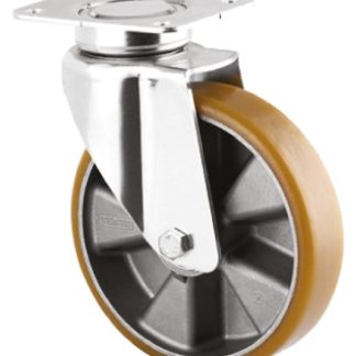 Ruota per carrelli orientabile Tente in Poliuretano, Ø 125mm, 500kg