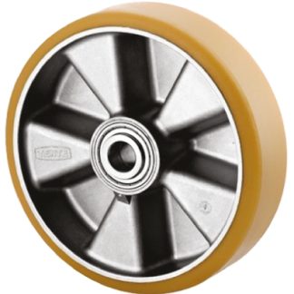 Ruota carrello Tente, tipo Gomma morbida, in Poliuretano, Ø 160mm, carico 1600kg