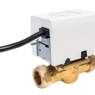 Valvola motorizzata in Ottone Reliance Water Controls, 220 → 240 V, 0,69 bar max, 2 porte, compatibile con tubo