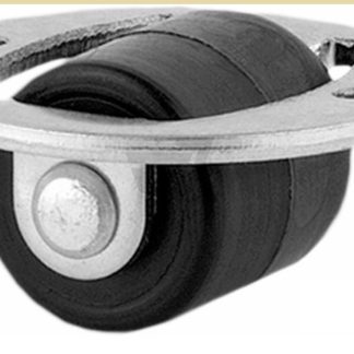 Ruota per carrelli non orientabile Tente in Poliammide, Ø 14mm, 30kg