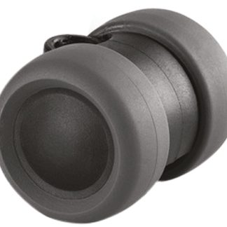 Ruota per carrelli orientabile Tente in Gomma, Ø 40mm, 40kg