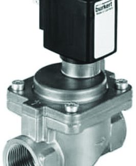 Elettrovalvola NA Burkert, 16 bar max, 2 porte , 24 V c.c., 1poll