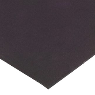 Foglio di gomma RS PRO in Gomma naturale, 1m x 600mm x 3mm, col. Nero, Densità 1.5g/cm³