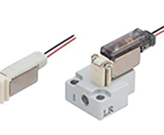 Elettrovalvola SMC, 3 bar max, 3 porte , 12 V c.c.
