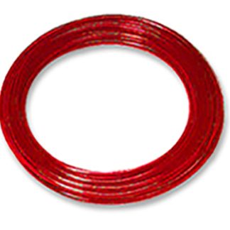Tubo per aria compressa SMC in Poliuretano, Ø int. 4.23mm, Ø est. 6.35mm, lungh. 20m, col. Rosso