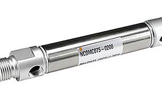 Cilindro pneumatico a stelo SMC NCM, Doppio effetto, foro da 1-1/2poll, corsa 17poll., 1,7 MPa max