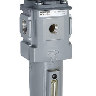 Filtro regolatore Parker P32, attacco G 3/8, filtrazione 5μm, 8 bar max