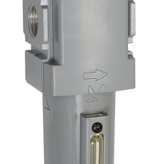 Lubrificatore pneumatico Parker P32LB13LSNN, attacco 3/8 BSPP, portata max 70SCFM, pressione max 17 bar