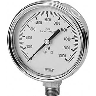 Manometro WIKA, Ø est. 100mm, Cert. ISO