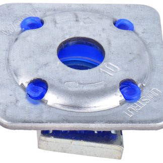 Dado per profilato in Acciaio zincato Unistrut, filettatura M8 x 41mm, base dado 40 x 40mm 0.06g