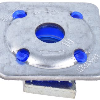 Dado per profilato in Acciaio zincato Unistrut, filettatura M10 x 41mm, base dado 40 x 40mm 0.058g