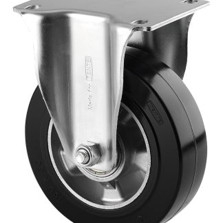 Ruota per carrelli non orientabile Tente in Gomma, Ø 160mm, 450kg