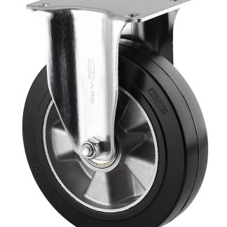 Ruota per carrelli non orientabile Tente in Gomma, Ø 200mm, 600kg