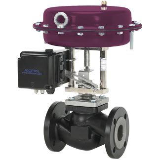 Valvola con attuazione pneumatica Valsteam ADCA, NC, NA, 1poll, 3,5 bar max