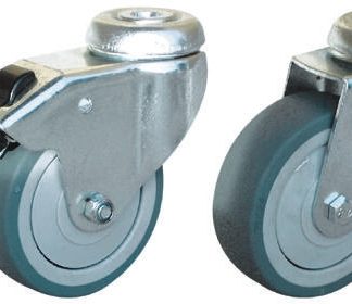 Ruota per carrelli orientabile Guitel Hervieu in Gomma, Ø 50mm, 40kg