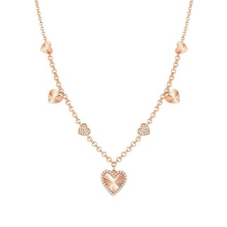 TrueJoy Necklace with Hanging Hearts