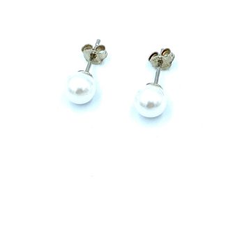 Orecchini Argento Perla 7,5 - 8 mm