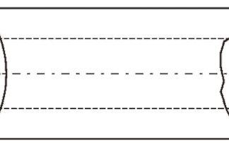 Distanziale Rotondo in Ottone Fischer Elektronik, L. 9mm, Ø est. 6mm, Ø inserto 3.2mm