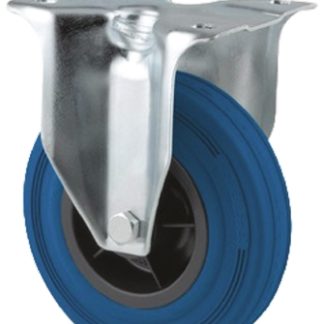 Ruota per carrelli non orientabile Tente in Gomma, Ø 80mm, 140kg