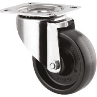 Ruota per carrelli orientabile Tente in Duroplastico, Ø 80mm, 100kg