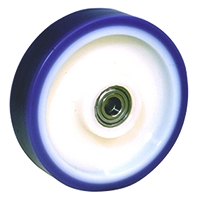 Ruota carrello LAG, tipo Rigido, in Poliuretano, Ø 100mm, carico 250kg