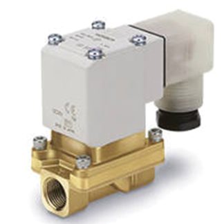 Elettrovalvola NC SMC, 6 bar max, 2 porte , 24 V c.c., 1/4poll